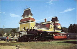 Passenger Excursion Train Postcard