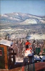 Cranmore Mountain Skimobile Postcard