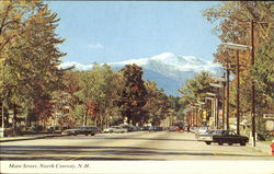 Main Street North Conway, NH Postcard Postcard