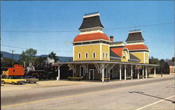 Century -Old Passenger Depot North Conway, NH Postcard Postcard