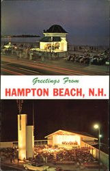 Greetings From Hampton Beach Postcard