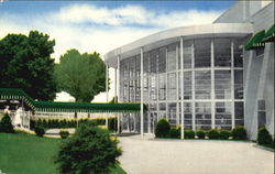 New Clubhouse, Rockingham Park Postcard