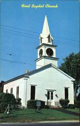 First Baptist Church Postcard