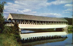 Covered Bridge Groveton, NH Postcard Postcard