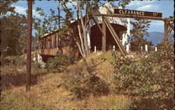 Smith Covered Bridge No. 44 Plymouth, NH Postcard Postcard