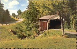 Drewsville Covered Bridge New Hampshire Postcard 