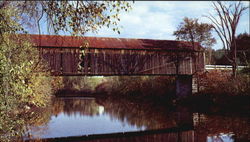 This Old Bridge Still Serving The Public Postcard