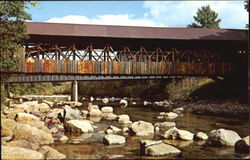 Bartlett Covered Bridge New Hampshire Postcard Postcard