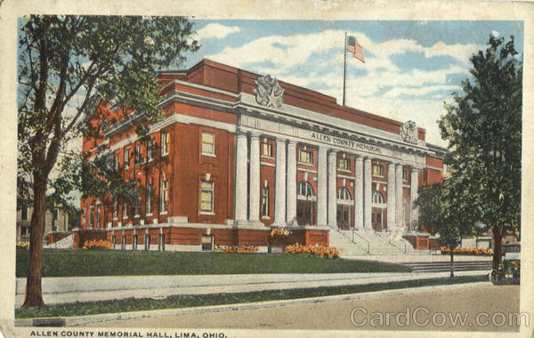 Allen County Memorial Hall Lima Ohio