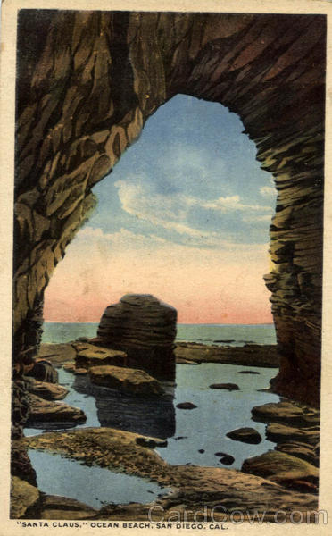 Santa Claus, Ocean Beach San Diego California