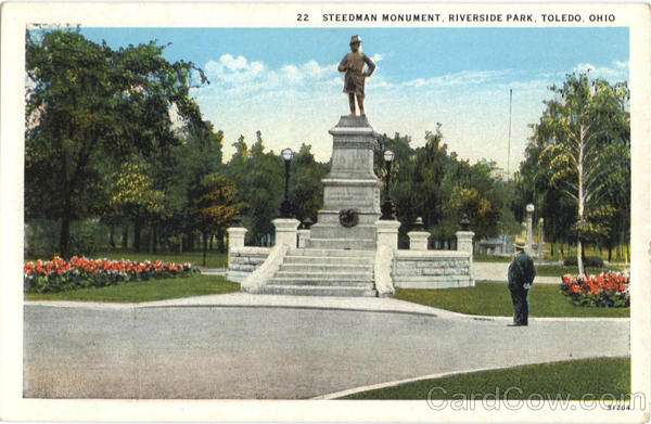 Steedman Monument, Riverside Park Toledo Ohio