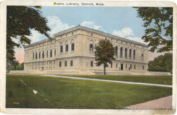 Public Library Detroit Michigan