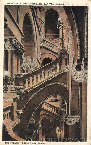Great Western Staircase, Capitol Albany New York