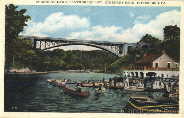 Schenley Lake, Panther Hollow, Schenley Park Pittsburgh Pennsylvania