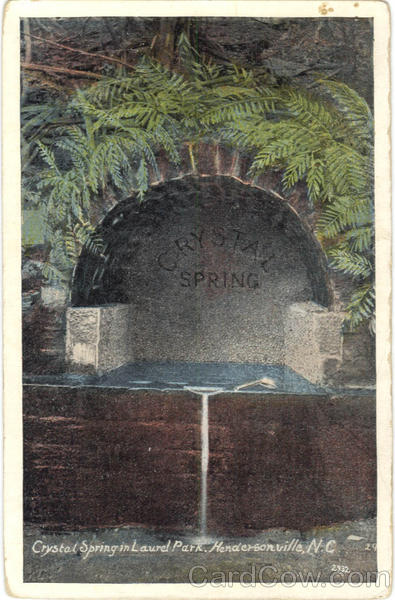 Crystal Spring in Laurel Park Hendersonville North Carolina