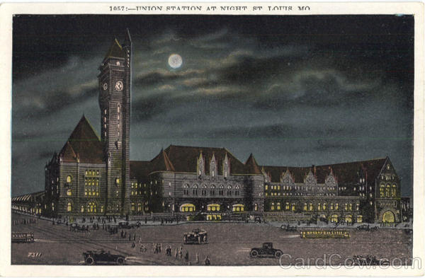 Union Station At Night St. Louis Missouri