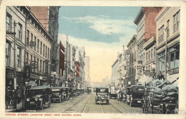 Chapel Street, Looking West New Haven Connecticut