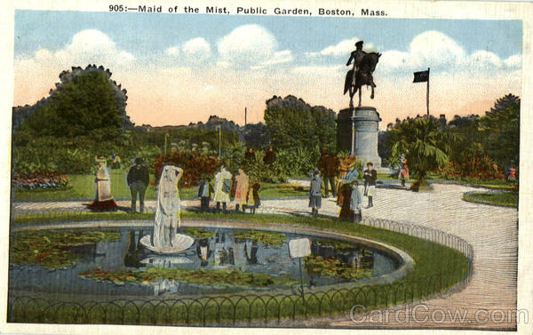 Maid of the Mist, Public Garde Boston Massachusetts