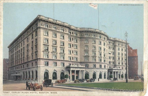 Copley Plaza Hotel Boston Massachusetts