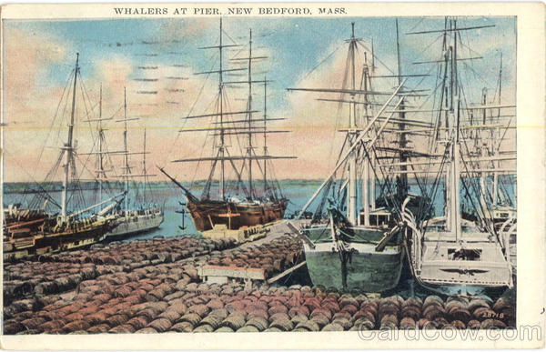 Whalers at Pier New Bedford Massachusetts