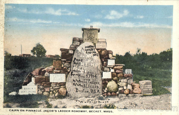 Cairn on Pinnacle, Jacobs Ladder Roadway Becket Massachusetts