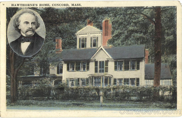 Hawthorne's Home Concord Massachusetts