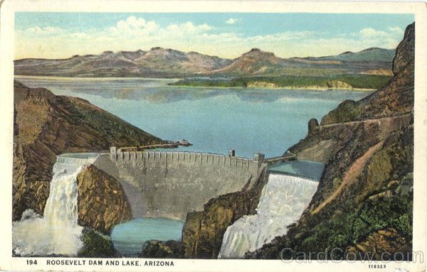 Roosevelt Dam And Lake Arizona