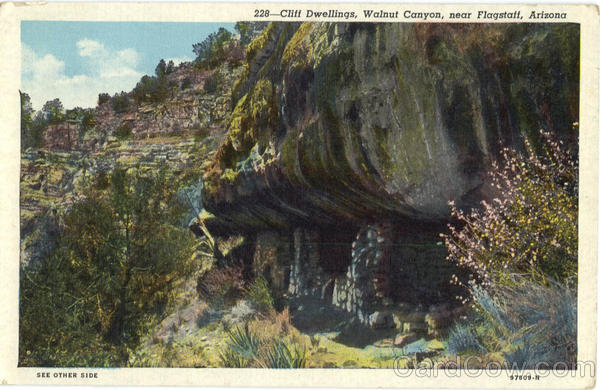 Cliff Dwellings, Walnut Canyon Flagstaff Arizona