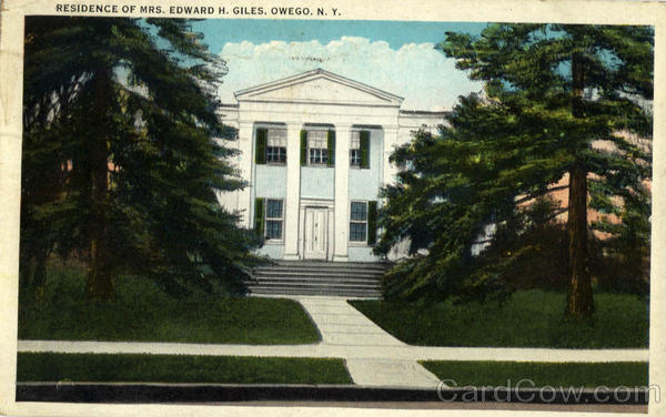 Residence Of Mrs. Edward H. Giles Owego New York
