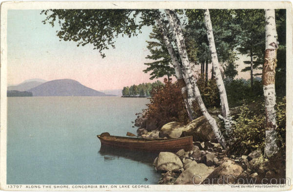 Along The Shore, Concordia Bay, On Lake George New York