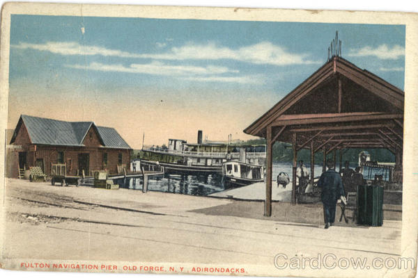 Fulton Navigation Pier, Old Forge Adirondacks New York