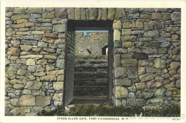 Ethan Allen Gate Fort Ticonderoga New York