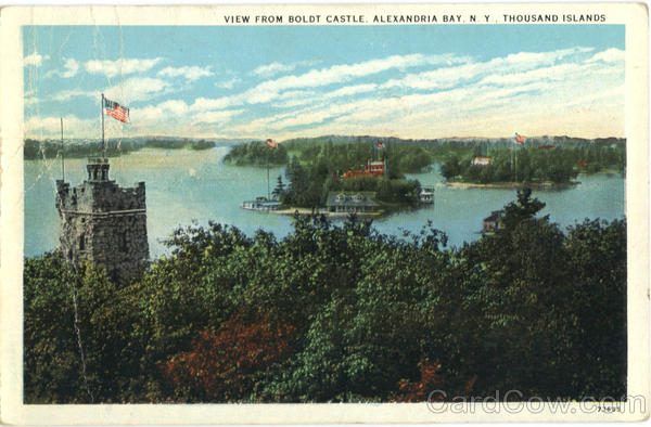 View From Boldt Castle, Alexandria Bay Thousand Islands New York
