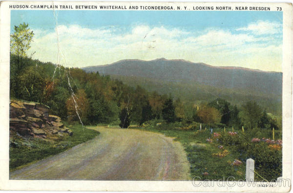 Hudson-Champlain Trial Between Whitehall And Ticonderoga Looking North Dresden New York