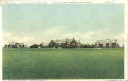 Arden Hall Auchincloss Gymnasium The Old School (School House Behind), St. George School Middletown, RI Postcard Postcard