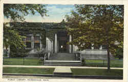 Public Library Postcard