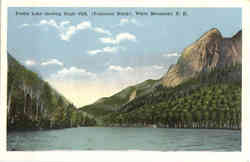 Profile Lake showing Eagle Cliff, Franconia Notch White Mountains, NH Postcard Postcard