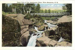Upper Falls of the Ammonoosuc River Postcard