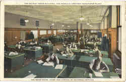 The Detroit News Building, The World's Greatest Newspaper Plant Postcard