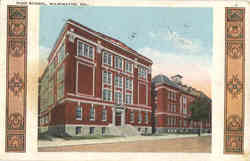 High School Wilmington, DE Postcard Postcard