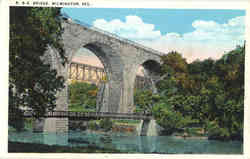 B. & O. Bridge Postcard