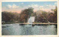 The Oaks, One of Portland's Many Parks Maine Postcard Postcard