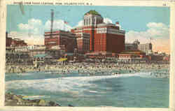 Shore View from Central Pier Atlantic City, NJ Postcard Postcard