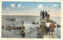 Diving Pier, Foot of Carr Avenue Keansburg, NJ Postcard Postcard