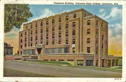 Commons Building, Arkansas State College Postcard