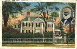 Longfellow's Home Postcard
