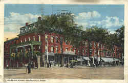 Mansion House Greenfield, MA Postcard Postcard