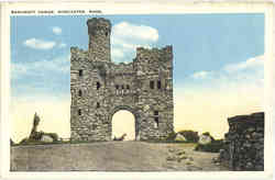 Bancroft Tower Worcester, MA Postcard Postcard