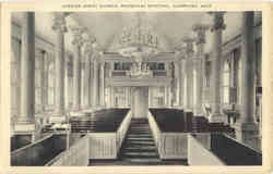 Interior Christ Church, Protestant Episcopal Postcard