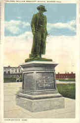 Colonel William Prescott Statue, Bunker Hill Postcard